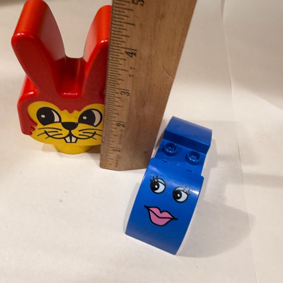 LEGO duplo vintage Colorful Bunny and Block Toy Set - Picture 3 of 5